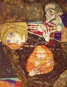 Egon Schiele Holy Family painting